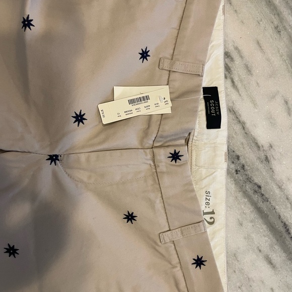 J.Crew Scout Chinos with Navy Embroidered Stars - Picture 5 of 6
